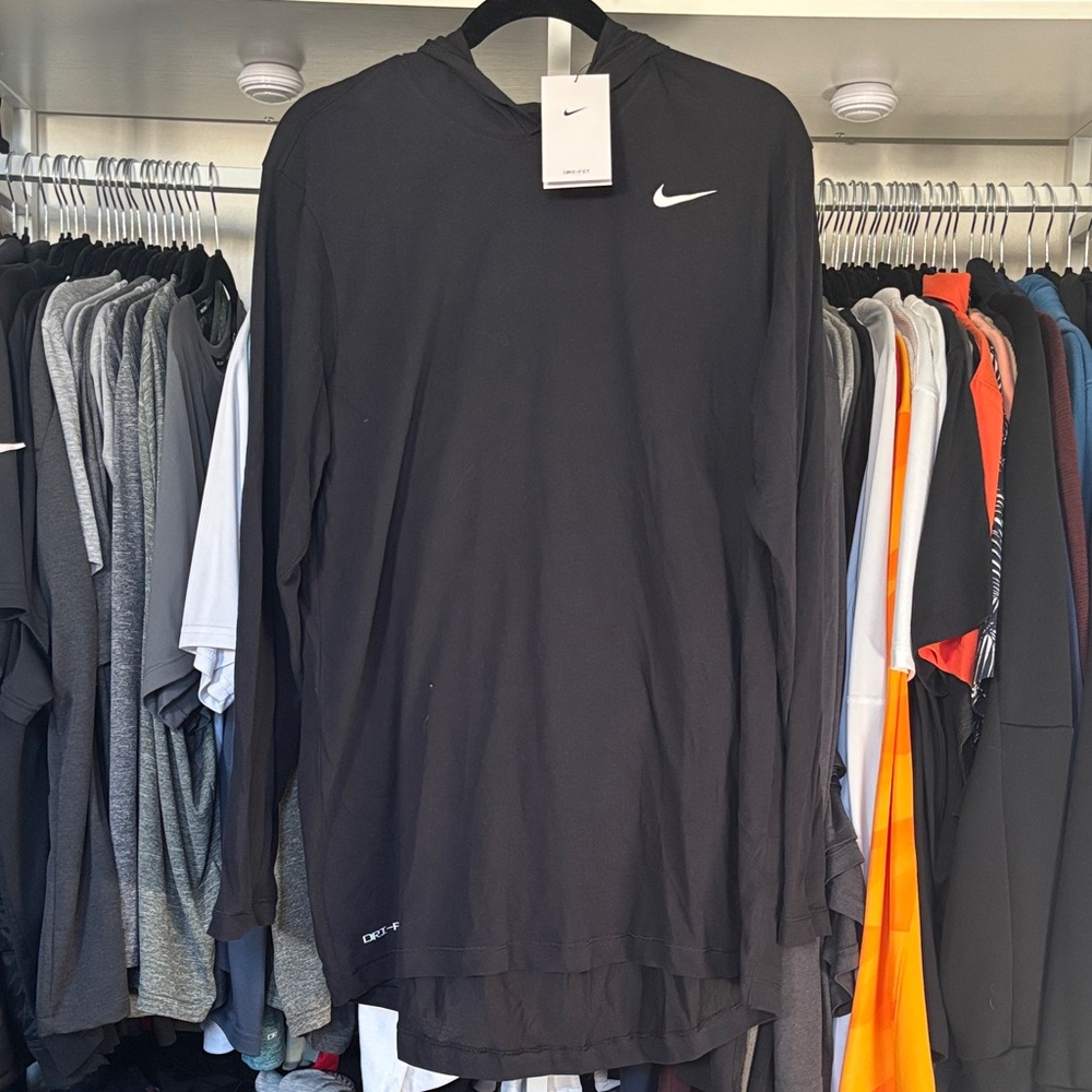 Nike Men's Black Dri-FIT Long Sleeve Shirt